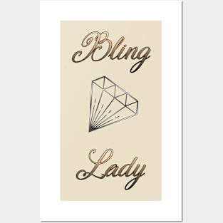 Bling Lady Posters and Art